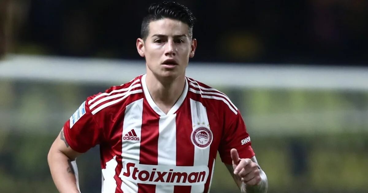 James Rodriguez will return to training with Olympiacos: when will his next match be