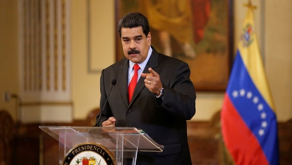 Nicolas Maduro durante una conferencia de noticias en Caracas (Reuters)