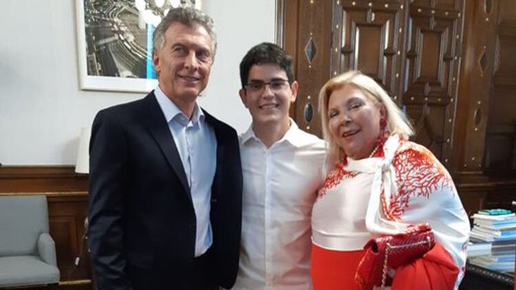 En octubre del año pasado, Elisa Carrió visitó al entonces saliente presidente Mauricio Macri