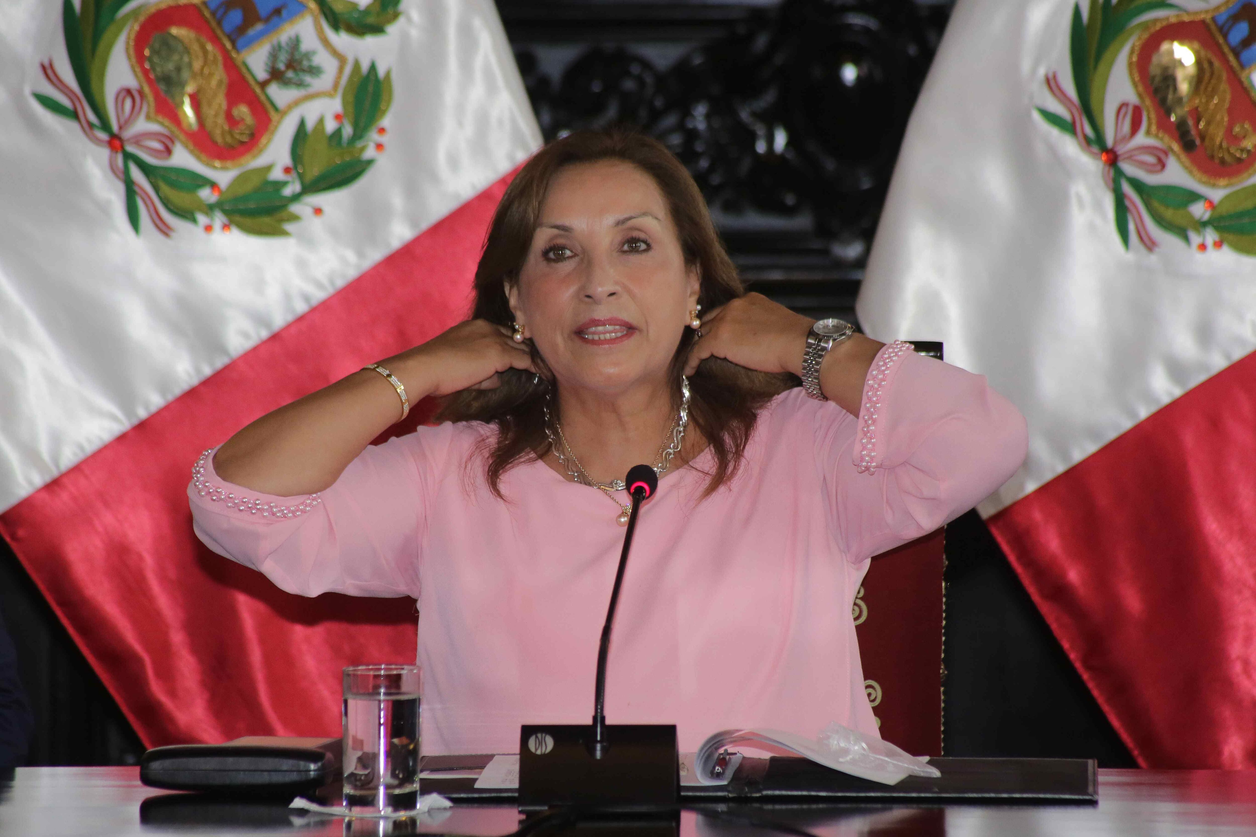 La presidenta de Perú, Dina Boluarte, en una foto de archivo. EFE/ Str

