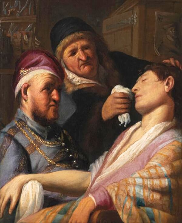 El paciente inconsciente de Rembrandt