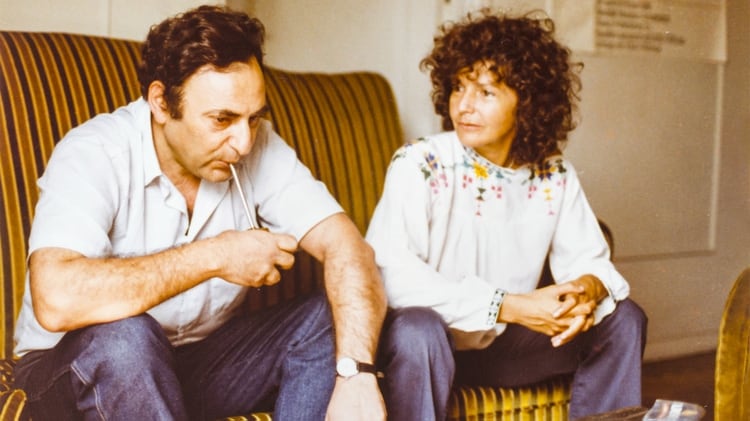 Juan José Saer y Beatriz Sarlo, en los años 80.