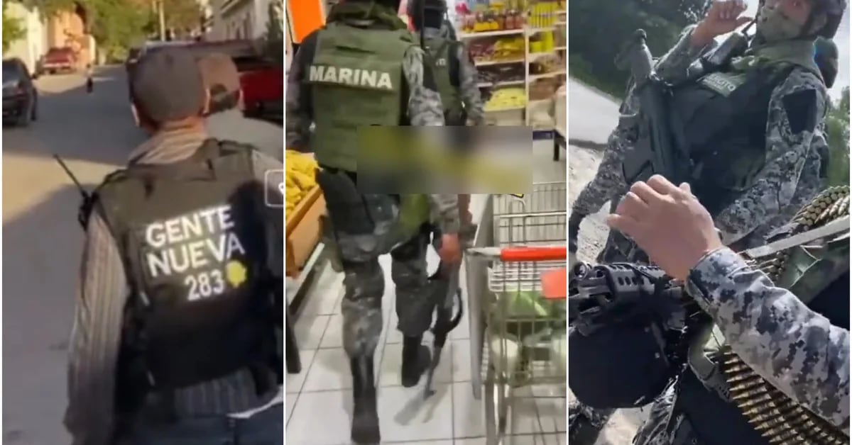Un corteo impunito di assassini del cartello di Sinaloa: sono addirittura entrati in un venditore di verdure
