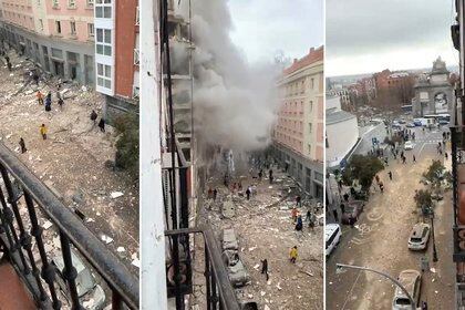 Explosión en el centro de Madrid