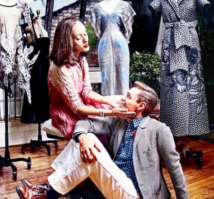 La pareja de Rubén e Isabel fue una de las más icónicas del circuito de moda de Nueva York. Siempre creativos, trabajaron juntos en numerosas colecciones y presentaciones (Foto: Instagram)