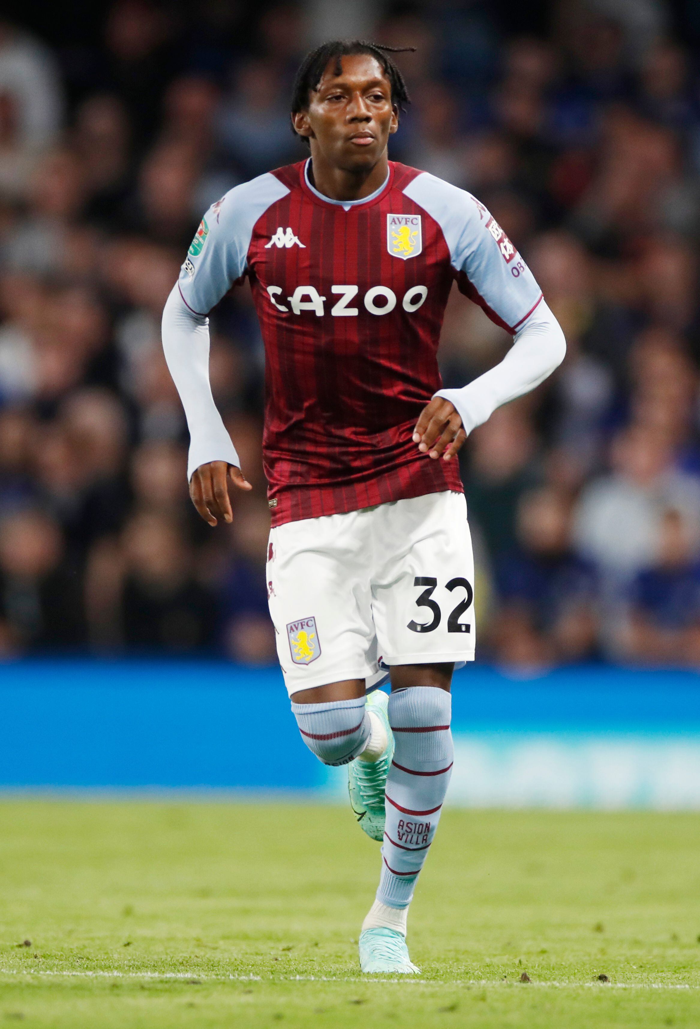Jaden Philogene surgió futbolísticamente en el Aston Villa (Reuters/Paul Childs)