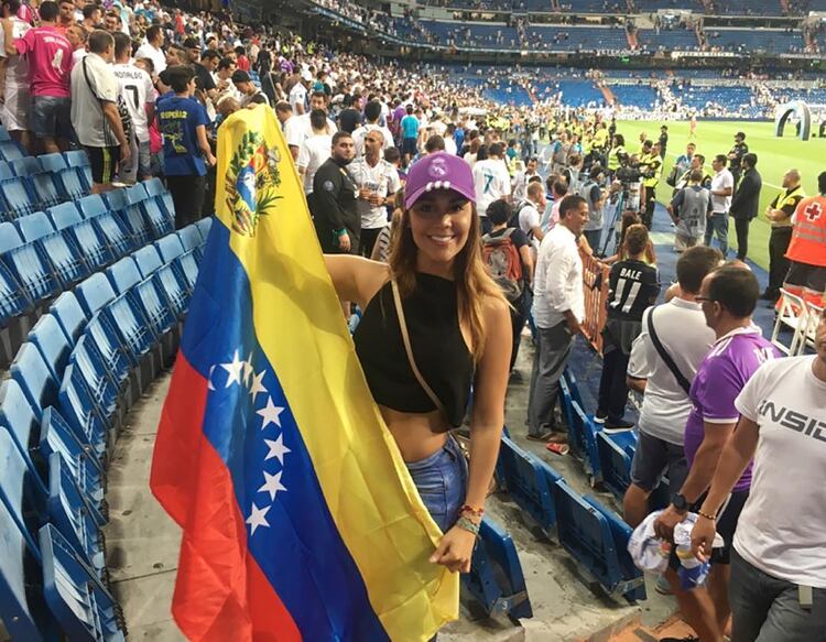 La relación de Alexandra Martínez con Cristiano surgió cuando ella fue a ver al Real Madrid (@alexandramendezof)