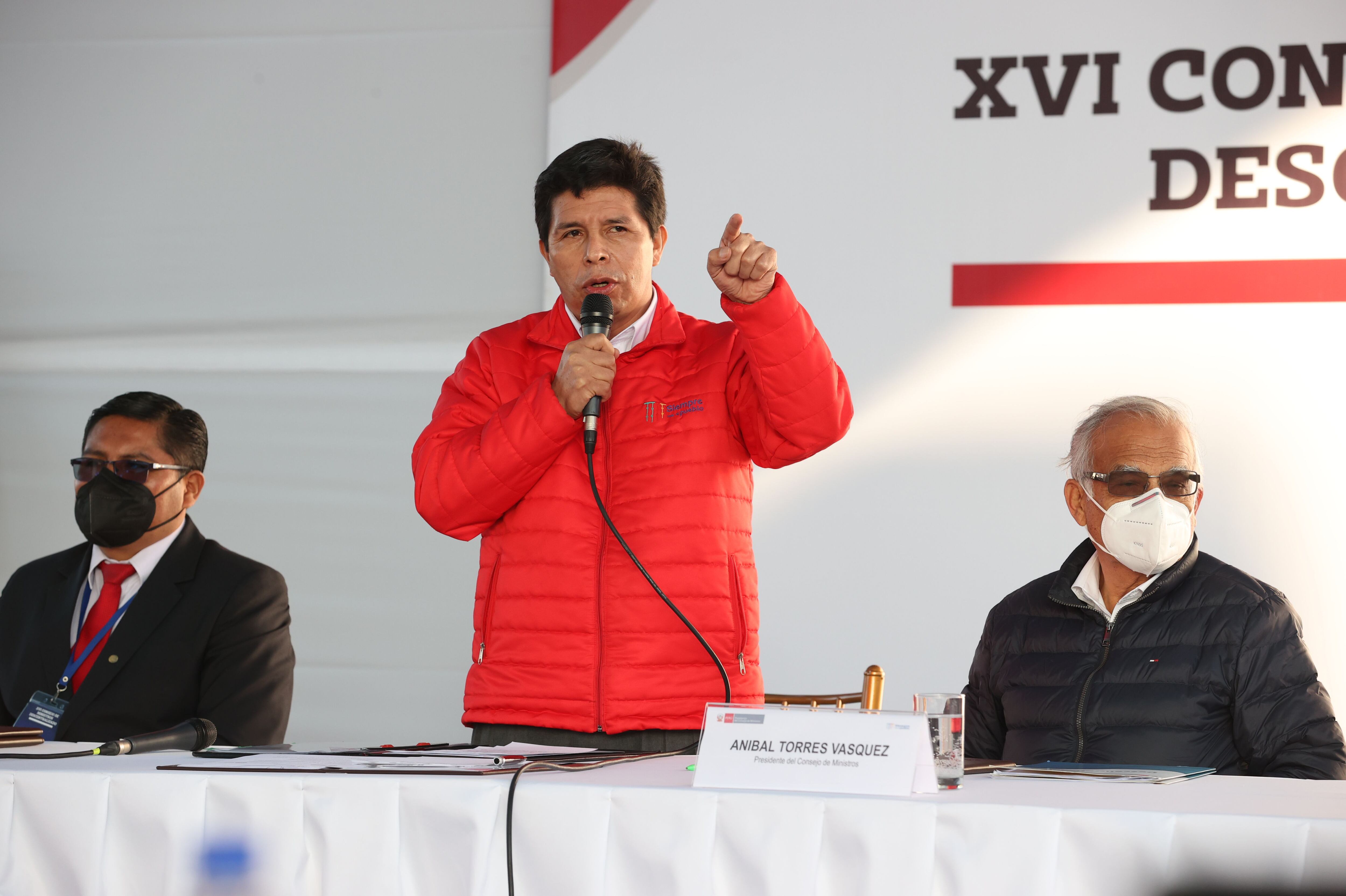 Pedro Castillo en el XVI Consejo de Ministros Descentralizado. Foto: Flickr Presidencia