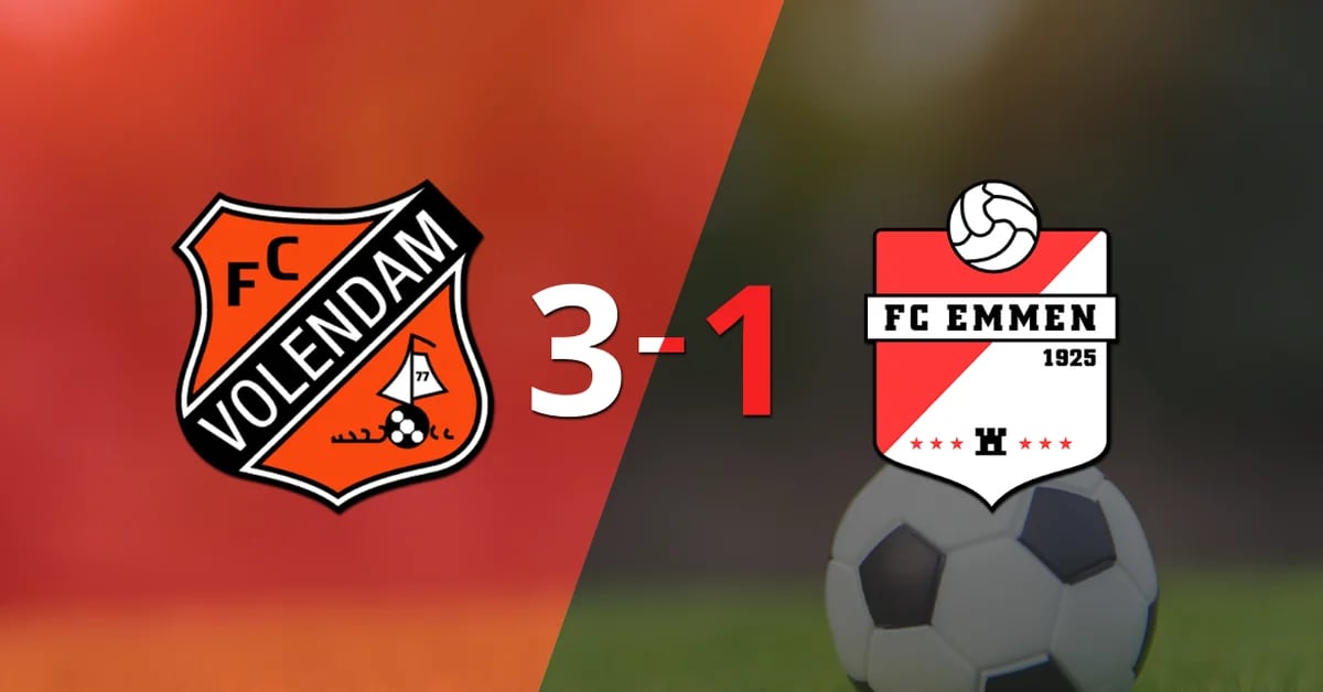 Resounding victory for FC Volendam against FC Emmen