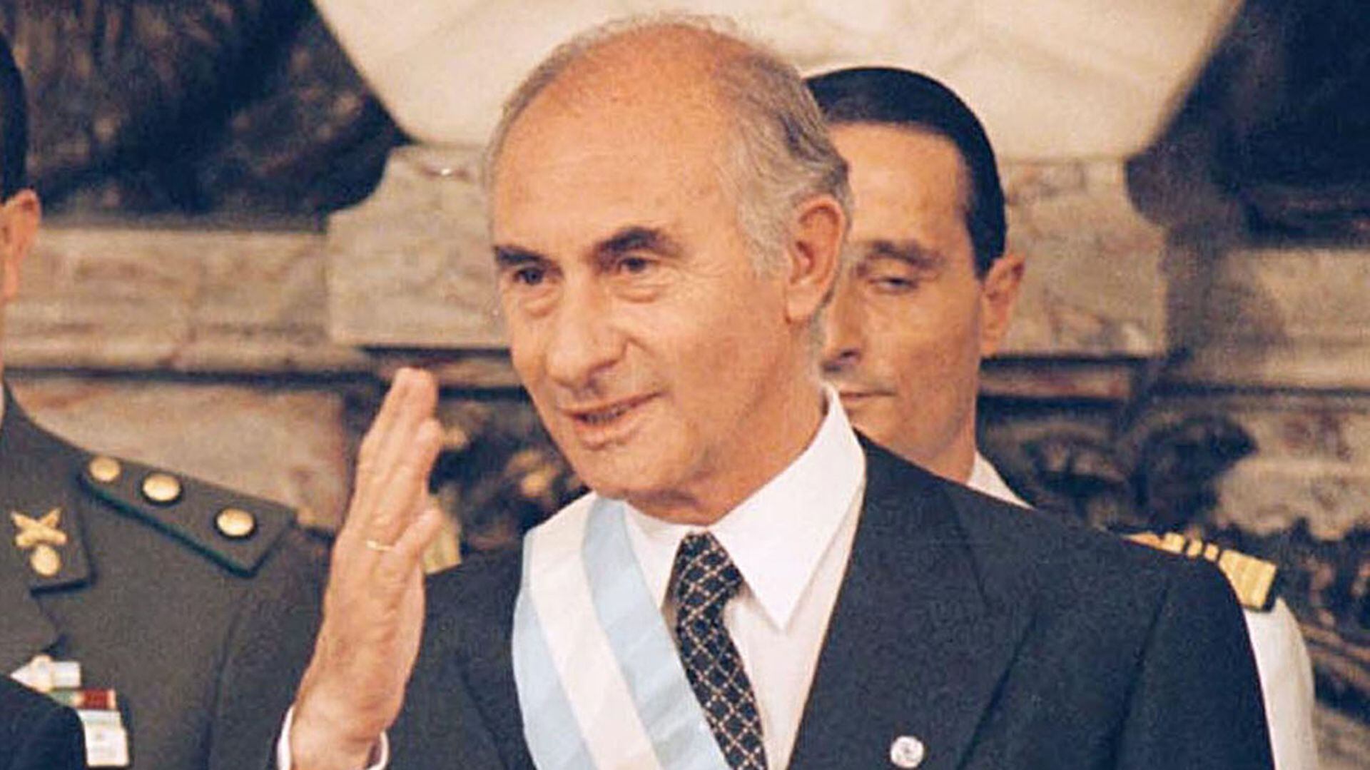 Fernando de la Rúa el día de su asunción, el 10 de diciembre de 1999 (NA)