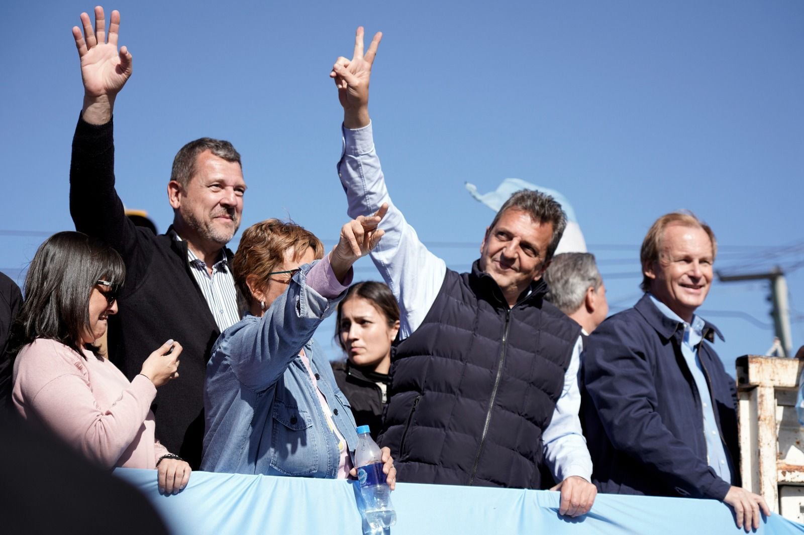 Sergio Massa recorrió Entre Ríos junto al gobernador Bordet y el candidato Adán Bahl
