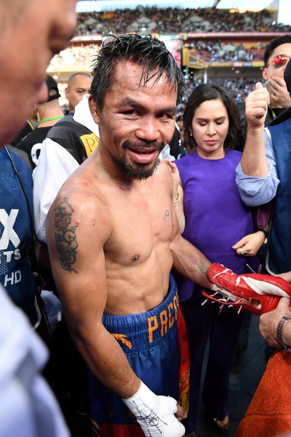 La última pelea de Manny Pacquiao fue ante Jeff Horn (Reuters)