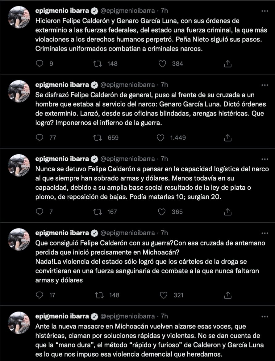 에피그메니오 이바라 펠리페 칼데론 제나로 가르시아 루나