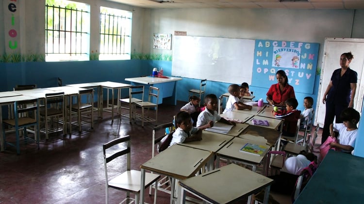 Escuela sin luz en Cabimas, Zulia (7-3-2019)