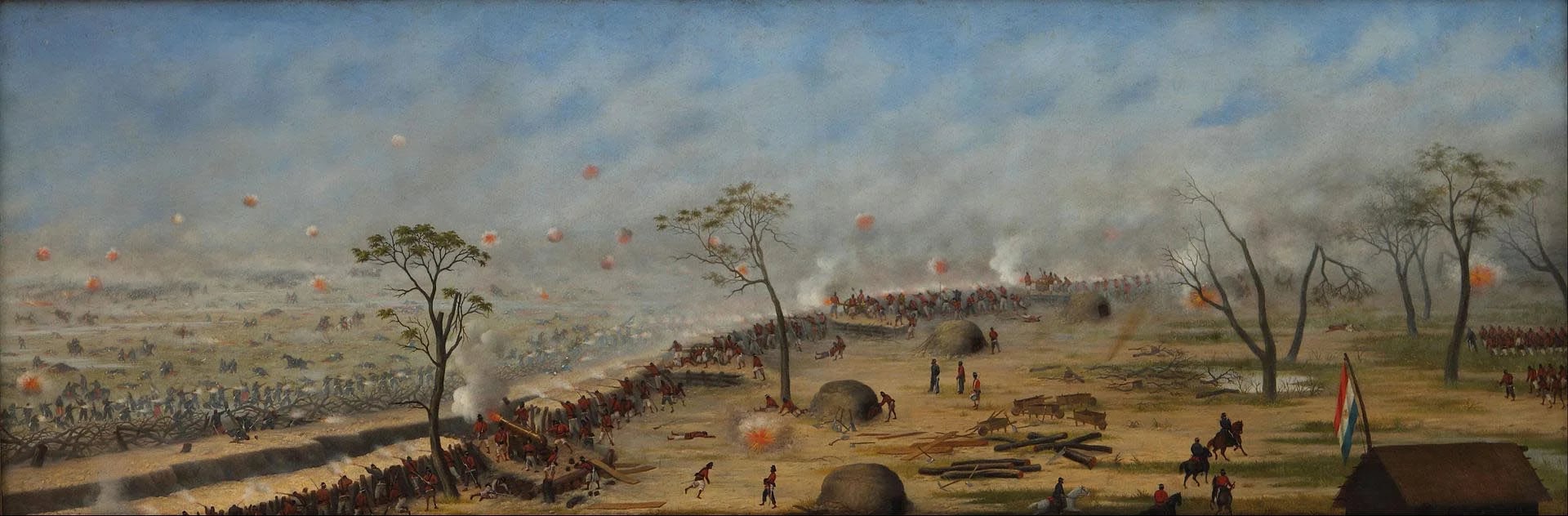 “Trinchera de Curupaytí”, de Cándido López (1893)