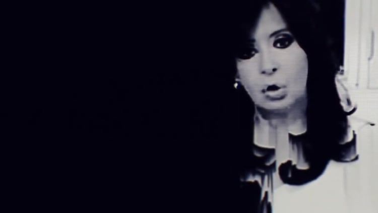 Cristina Fernández, en una imagen del documental (Neftlix)