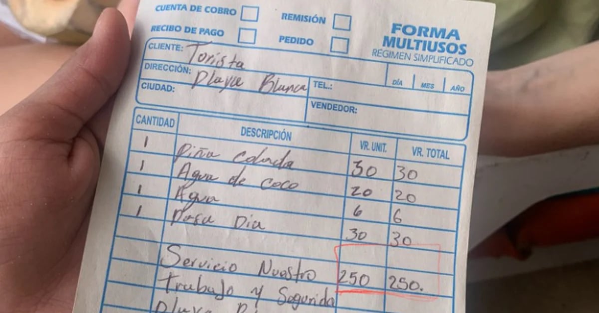 Kasus baru pelecehan turis: $ 250.000 dibebankan karena duduk di pantai di Cartagena