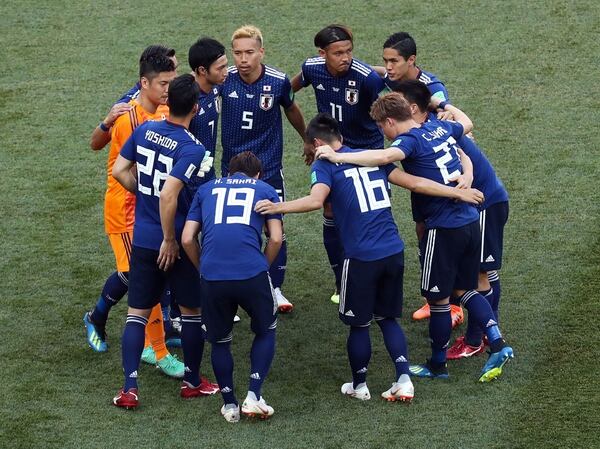 Japón quedó en la segunda colocación de su grupo por fair play y espera por Bélgica o Inglaterra (Reuters)