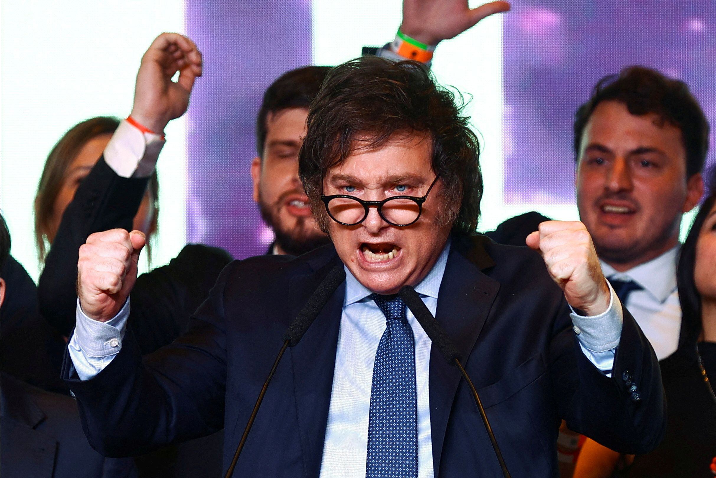 Javier Milei fue el candidato más votado en las Primarias Abiertas, Simultáneas y Obligatorias (Matias Baglietto)
