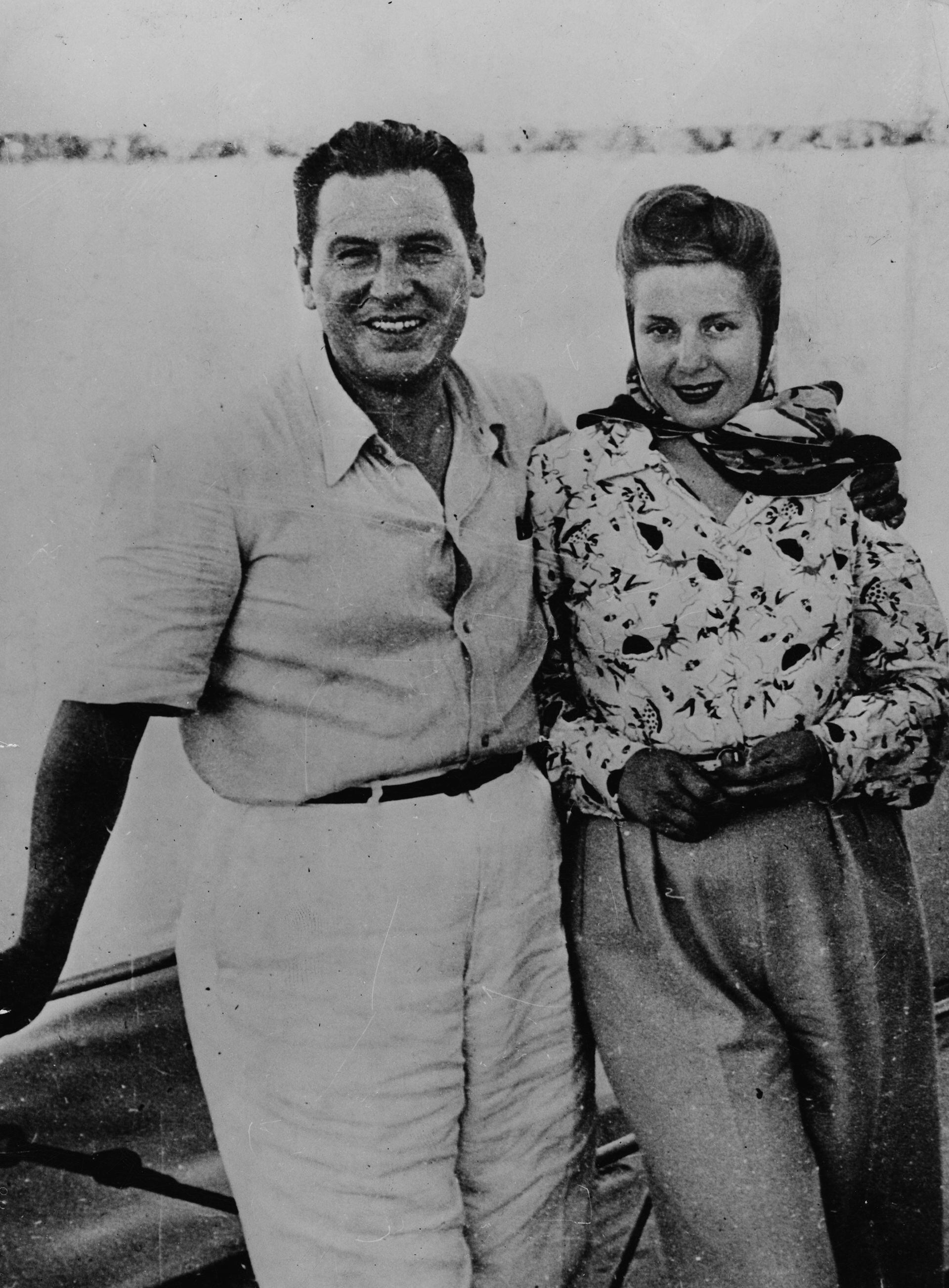 Perón estaba en su primer mandato como presidente cuando recibió la invitación de España. El eligió a su esposa de 27 años para que lo representase. (Fortografía de Keystone/Hulton Archive/Getty Images)