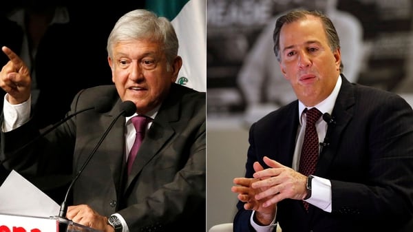Andrés Manuel López Obrador y José Antonio Meade son los dos principales candidatos lanzados a la presidencia para las elecciones de 2018 (Reuters)