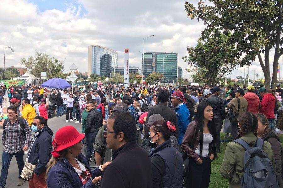 Manifestaciones de Fecode en Bogotá
