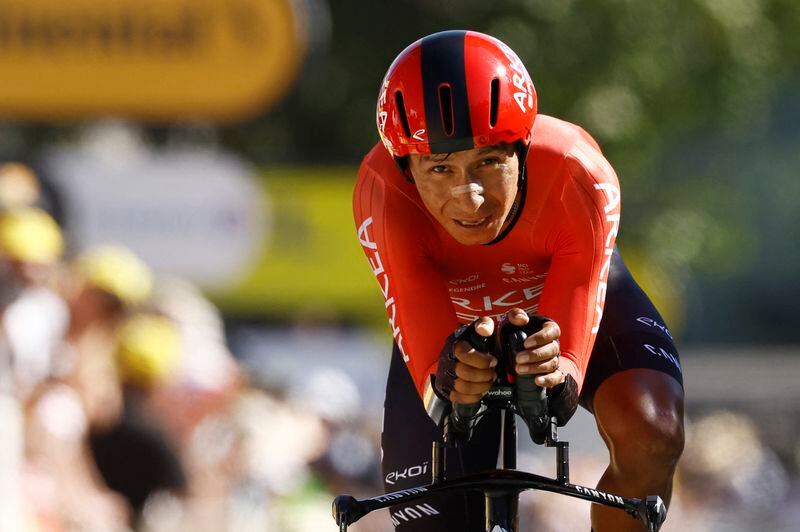 El ciclista colombiano fue descalificado en el Tour de Francia por el uso del Tramadol. REUTERS/Gonzalo Fuentes