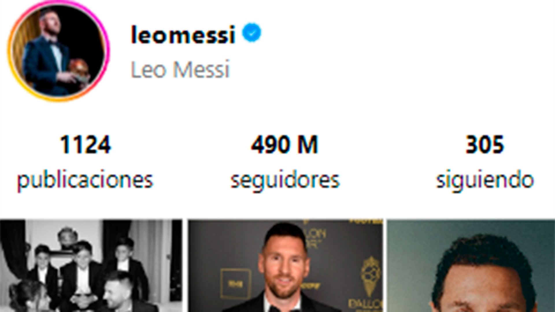 Album familiar de Messi