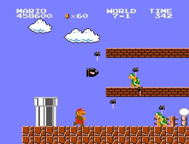 Los enemigos en Mario Bros tenían un pequeño espacio para hacer daño. (Nintendo)