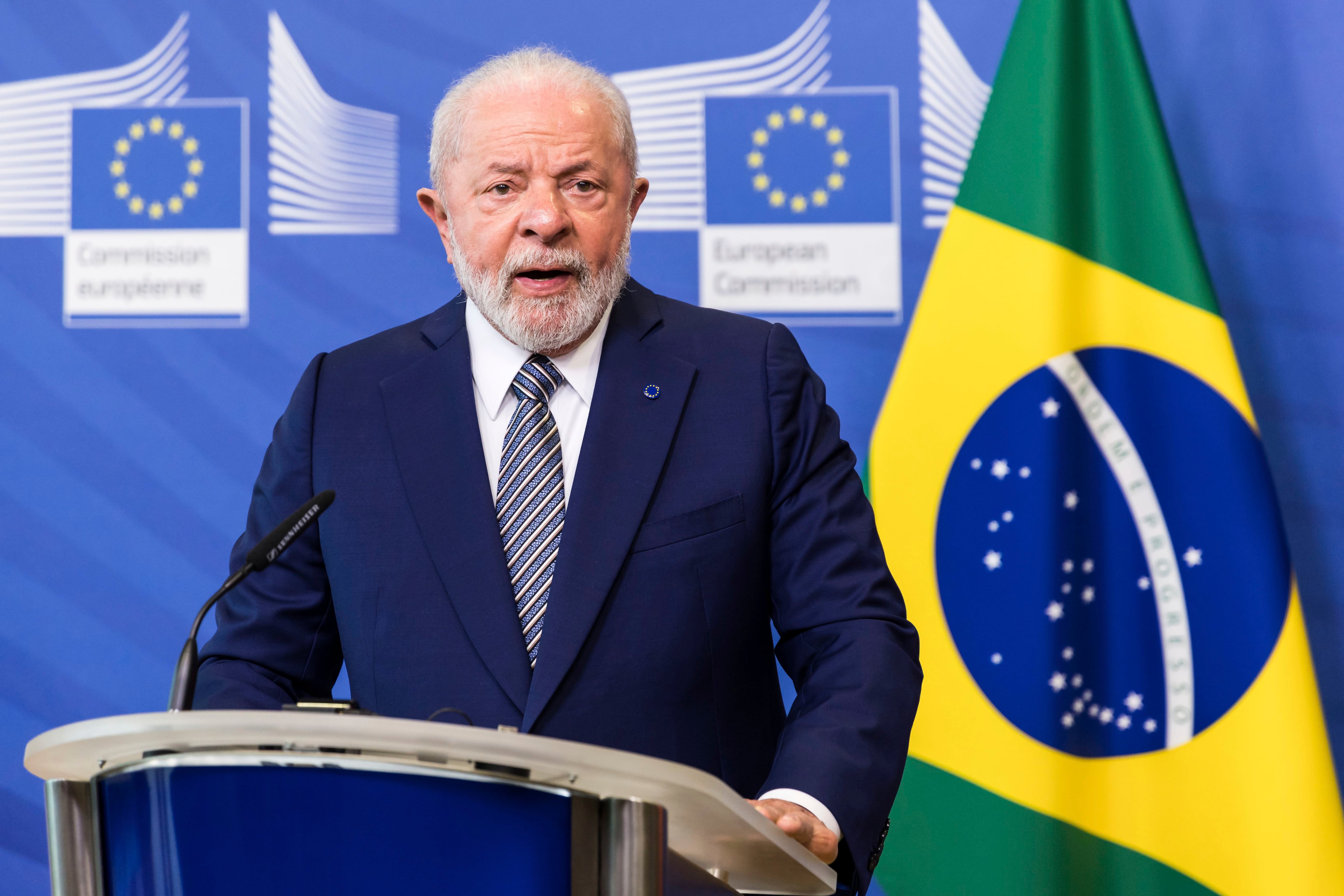 Lula dijo que ni Rusia ni Ucrania quieren la paz (AP Foto/Geert Vanden Wijngaert)