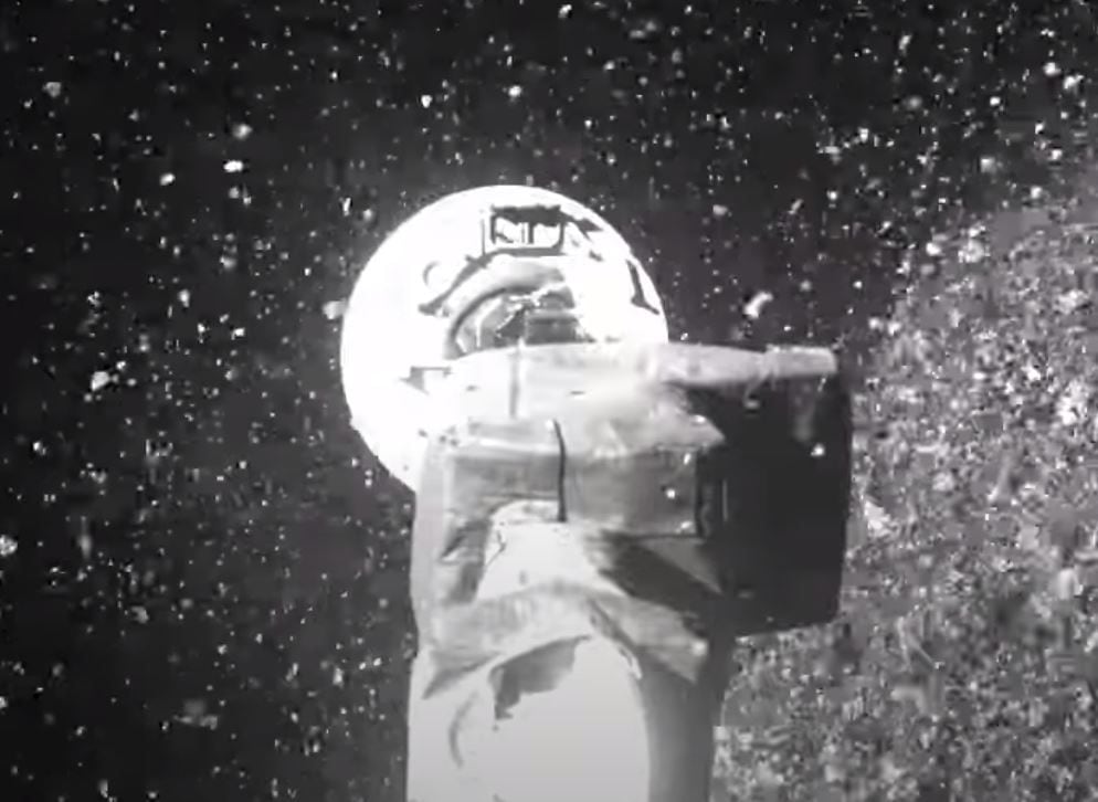 Así recogió muestras la nave OSIRIS-REx en el asteroide Bennu
(NASA)
