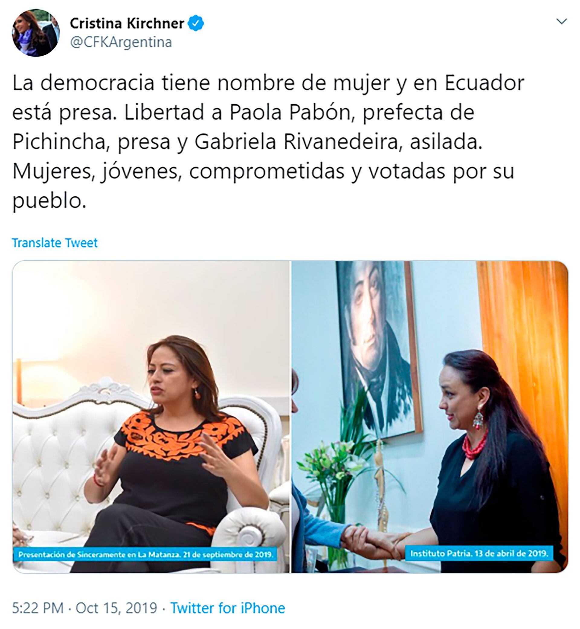 @CFKArgentina