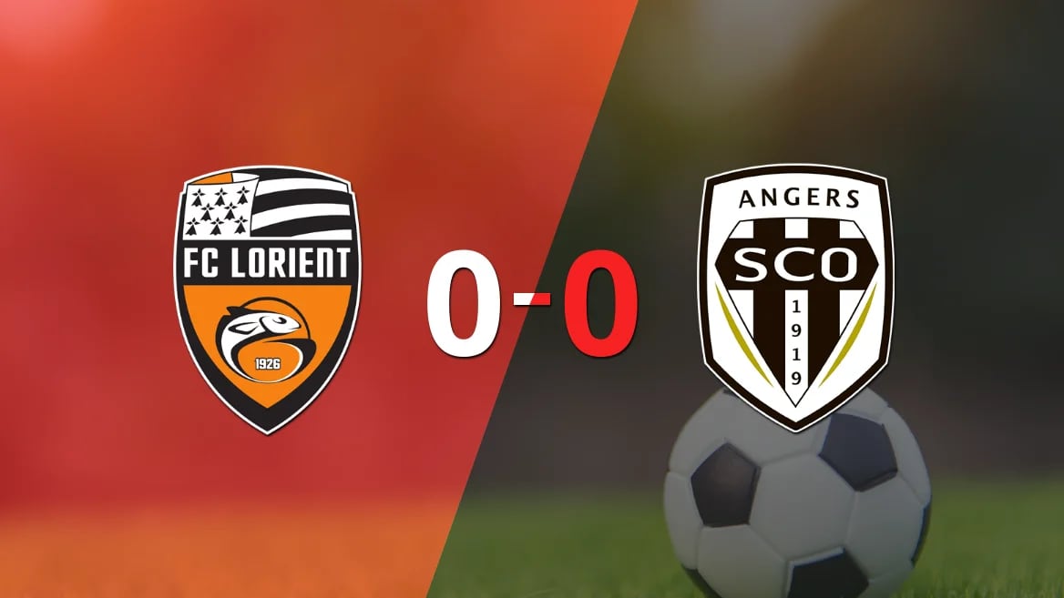 Sin muchas emociones, Lorient y Angers empataron 0-0