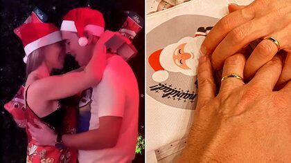 Rodolfo Barili le propuso casamiento a Lara Piro en Nochebuena y compartió la feliz noticia a través de sus redes sociales