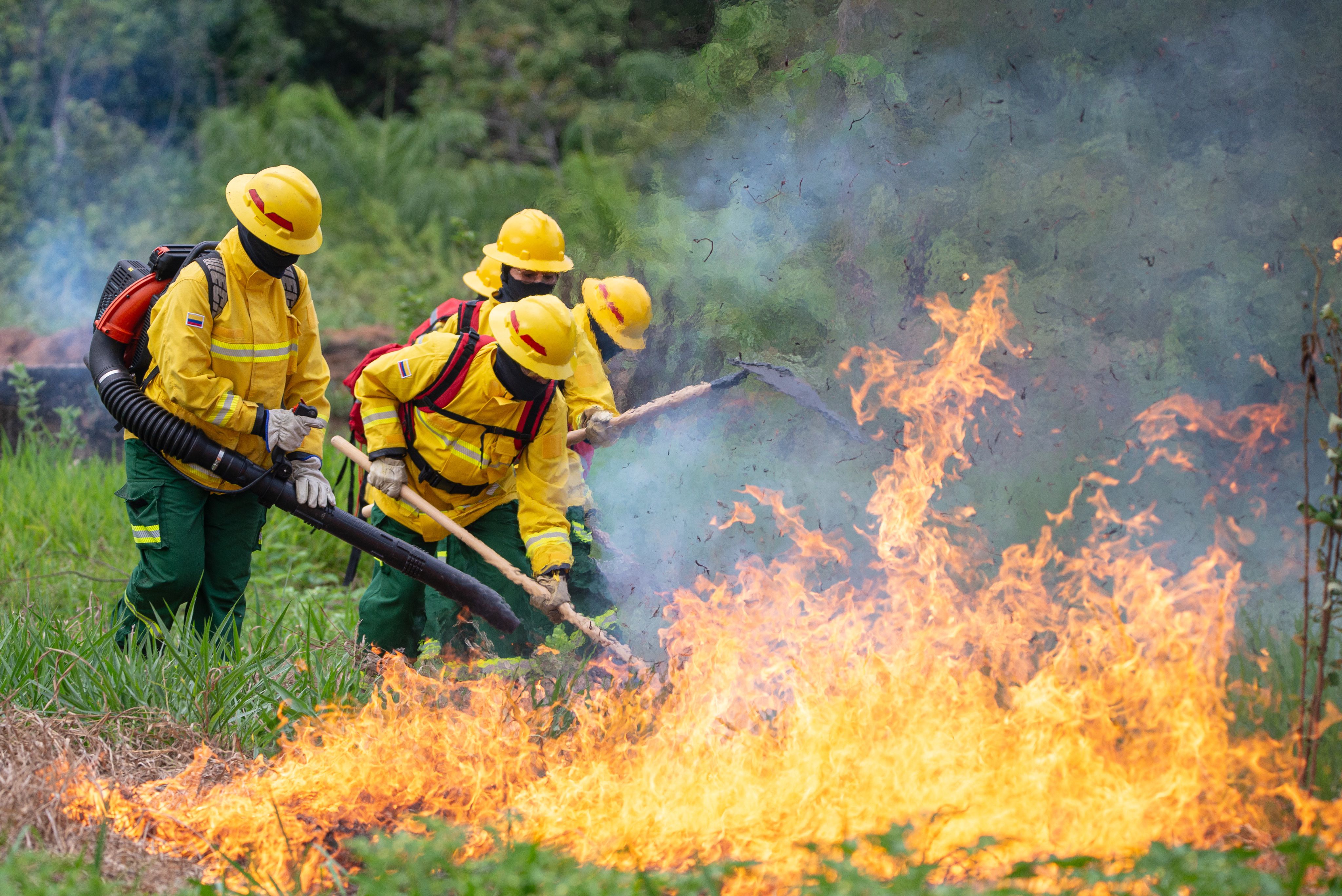 Gobierno nacional decretó situación de desastre natural por incendios en el país - crédito Ungrd.
