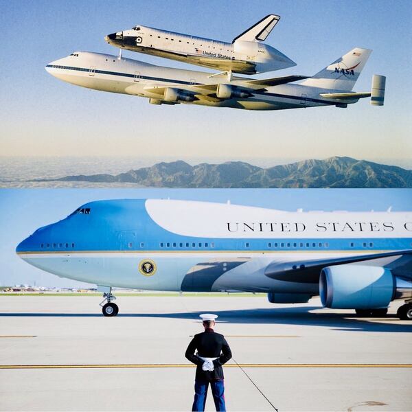 El 747 ha transportado a cinco presidentes de los EEUU y hasta un transbordador espacial en su “espalda”