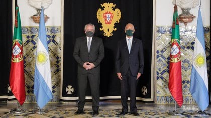 El Presidente argentino congenió rápidamente con su par portugués, Marcelo Rebelo de Sousa