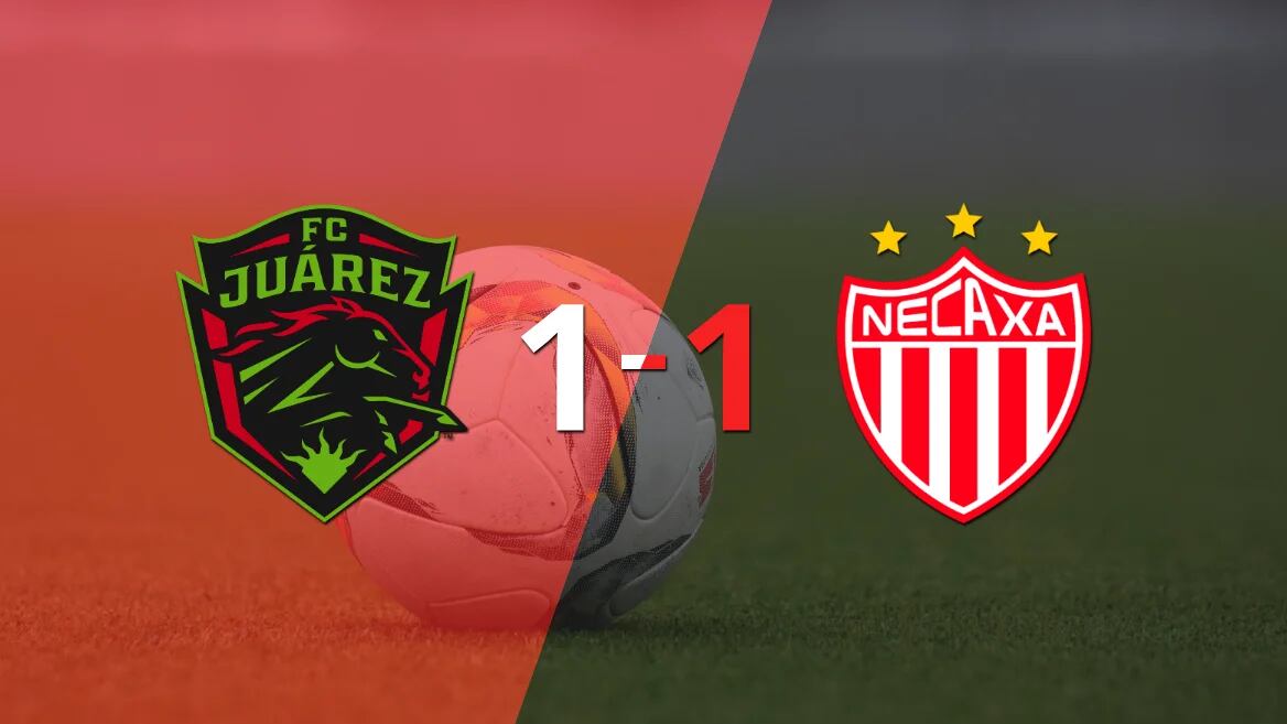 FC Juárez logró sacar el empate de local frente a Necaxa