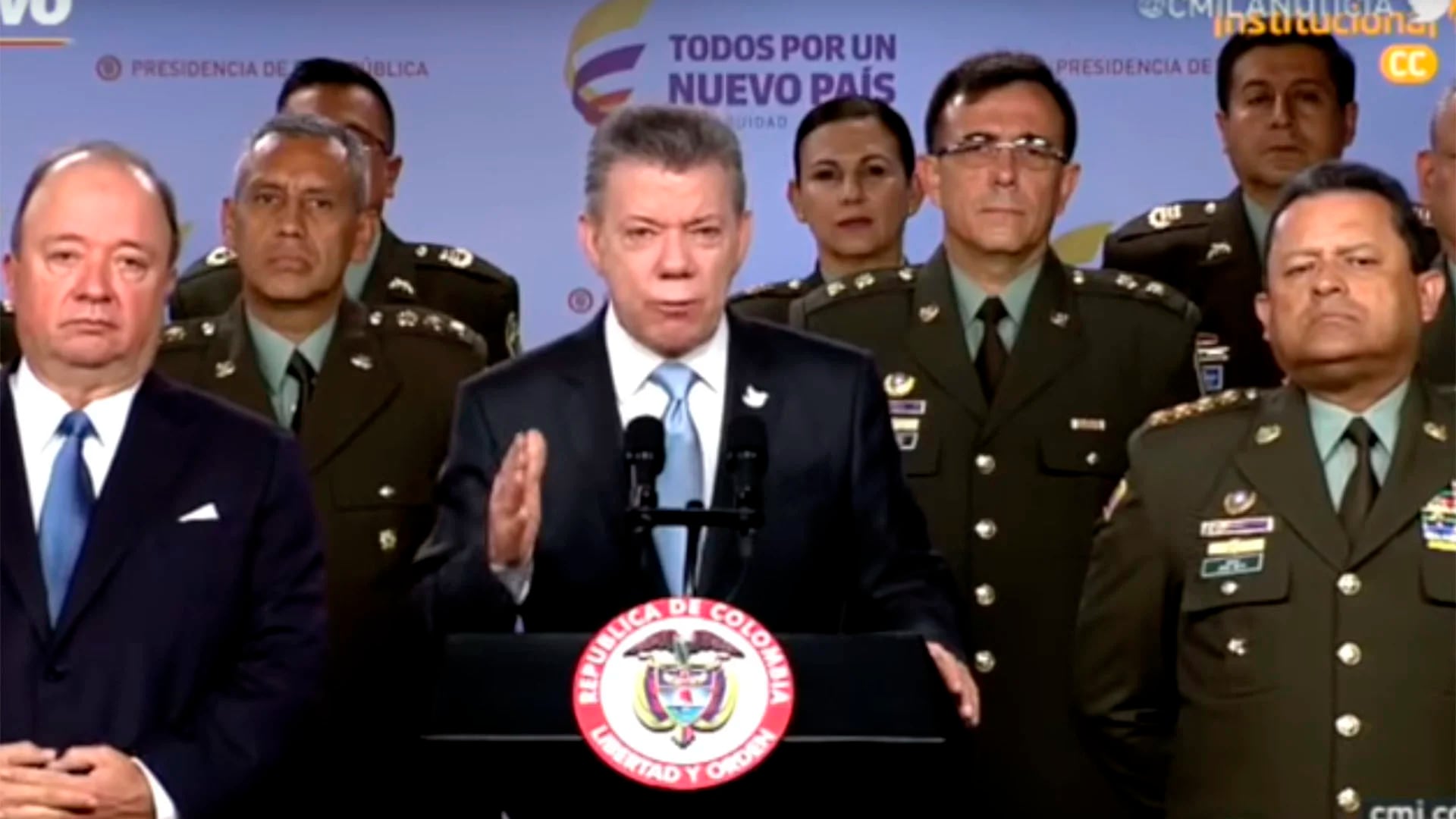Juan Manuel Santos felicitó al Ejército por el operativo en Antioquia