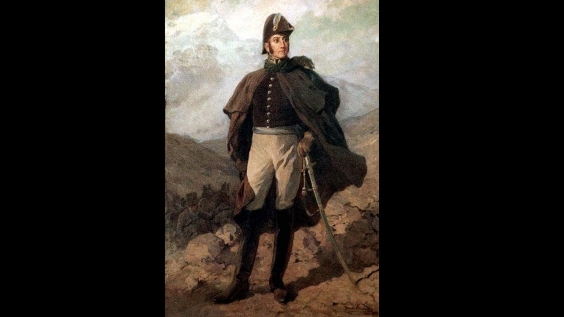 José de San Martín protagonizó el Cruce de los Andes en 1817, una de las hazañas militares más destacadas del mundo