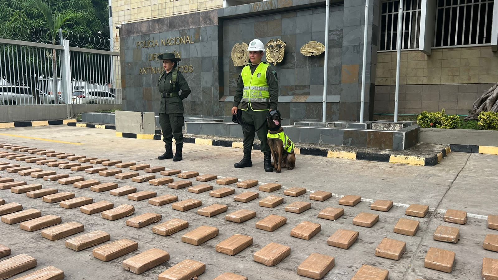 La Policía Nacional le declaró la guerra a la comercialización de drogas - crédito @policiacolombia/X