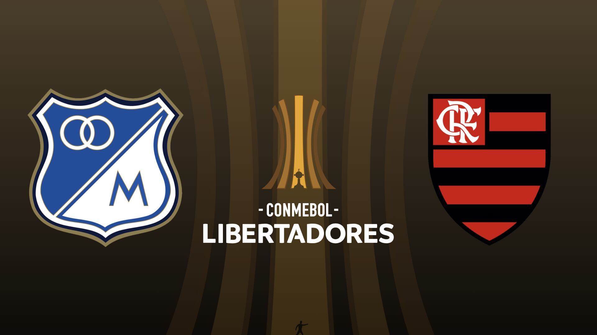 Millonarios y Flamengo se enfrentan en la primera fecha de la fase de grupos de la Copa Libertadores 2024 - crédito Conmebol
