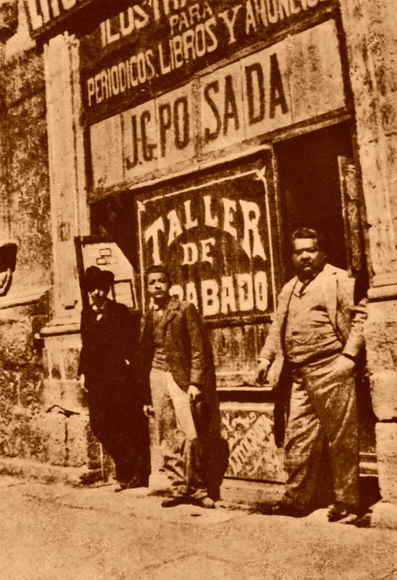 José Guadalupe Posada, quien se inspiró en Mictecacíhuatl, la diosa azteca del inframundo para hace la ilustración de "La Catrina" (Foto: Wikipedia)