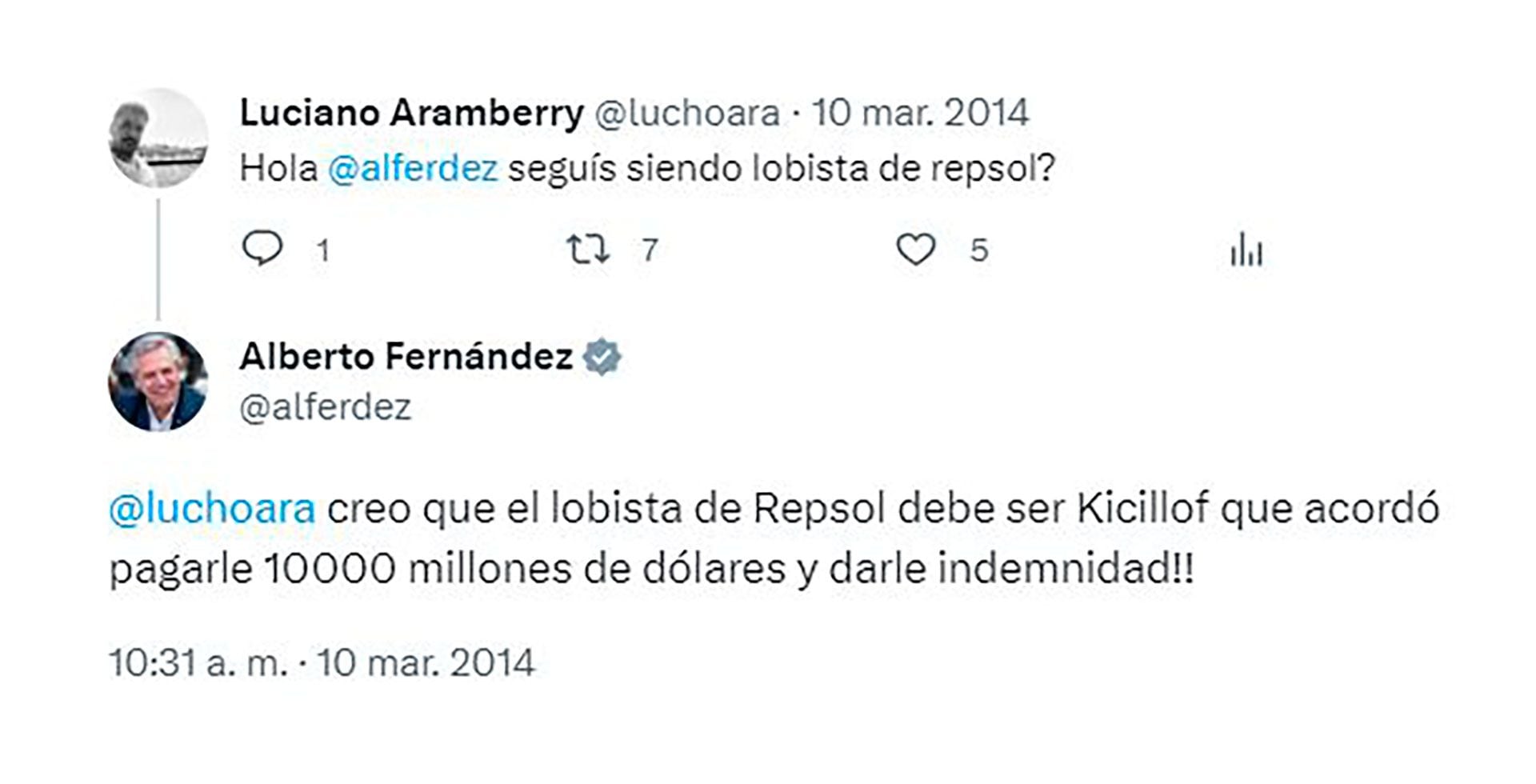 Alberto Fernández contra Kicillof por la expropiación de YPF