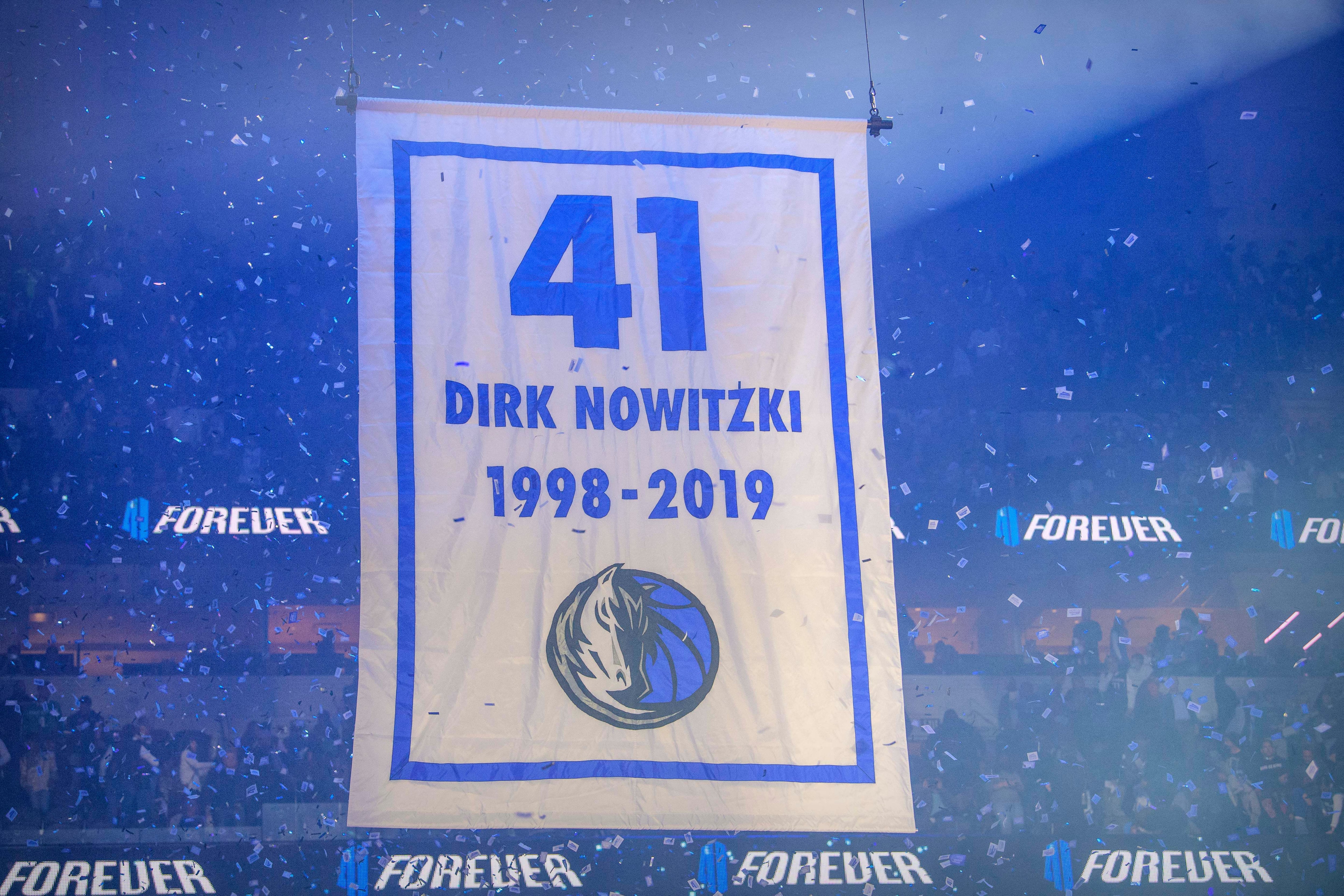 Dallas Mavericks to retire Dirk Nowitzki's No. 41