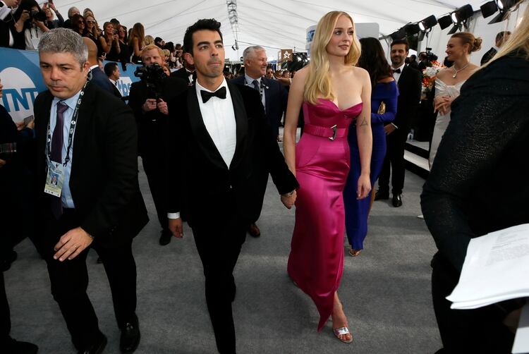 Sophie Turner está embarazada y espera su primer hijo con Joe Jonas REUTERS/