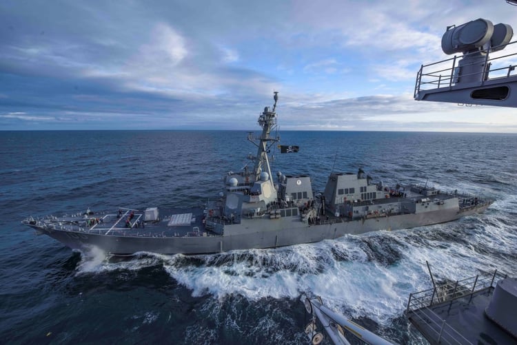 El USS Kidd durante un ejercicio en el Golfo de Alaska el 16 de mayo de 2019 (Sean Lynch/Handout via REUTERS)