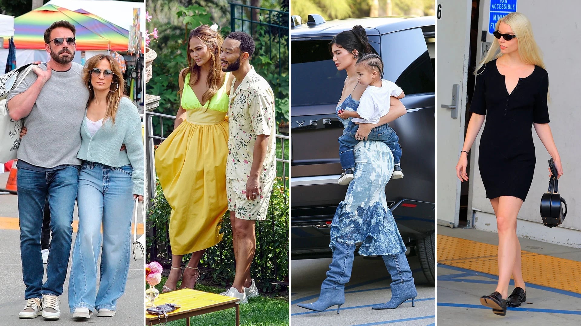 Jennifer Lopez y Ben Affleck hicieron compras en Los Ángeles, Anya Taylor-Joy recorrió un shopping: celebrities en un click