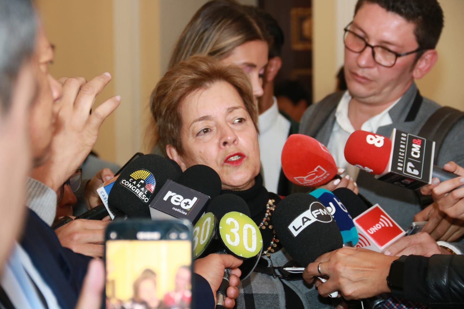 La ministra Gloria Inés Ramírez es la autora de la reforma pensional - crédito @MintrabajoCol/X