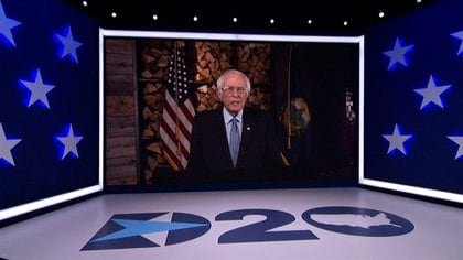 Bernie Sanders.   2020 Democratic National Convention/POOL via REUTERS